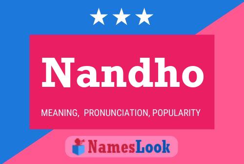 Nandho Namensposter