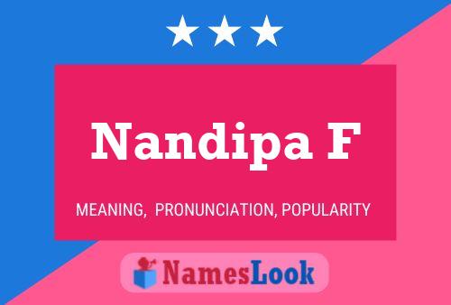 Nandipa F Namensposter