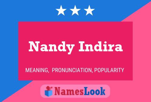 Nandy Indira Namensposter