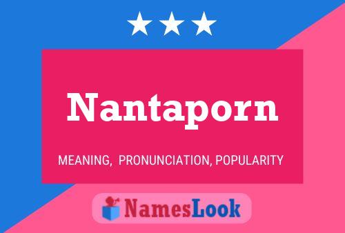 Nantaporn Namensposter