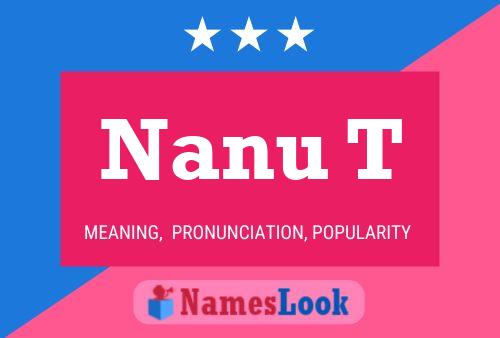 Nanu T Namensposter