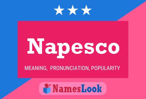 Napesco Namensposter