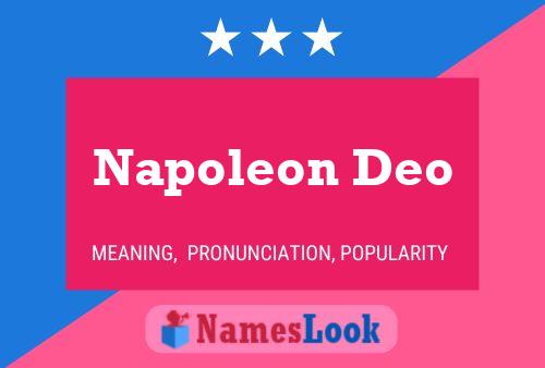 Napoleon Deo Namensposter