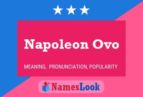 Napoleon Ovo Namensposter