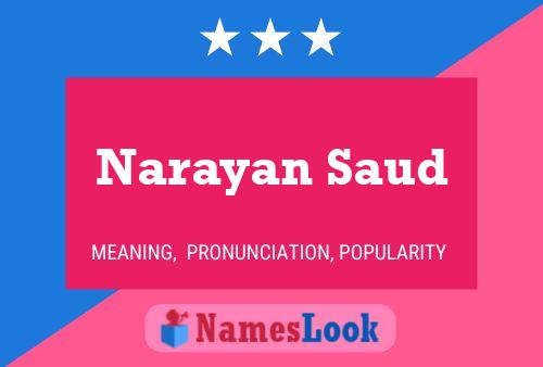 Narayan Saud Namensposter