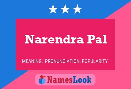 Narendra Pal Namensposter