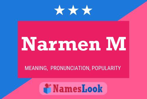 Narmen M Namensposter