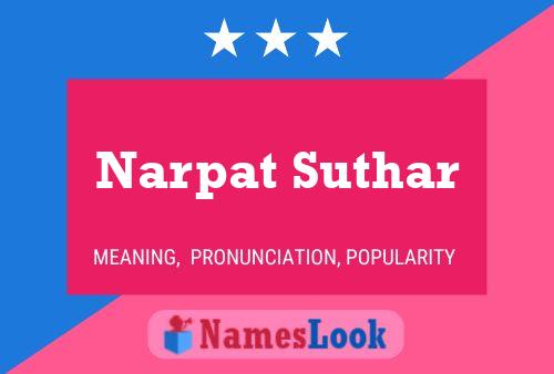 Narpat Suthar Namensposter