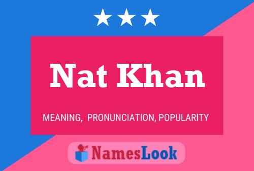 Nat Khan Namensposter