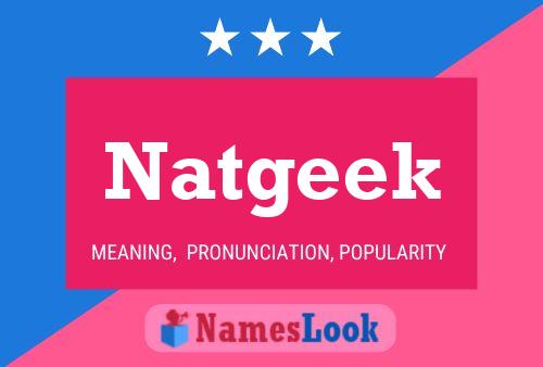 Natgeek Namensposter