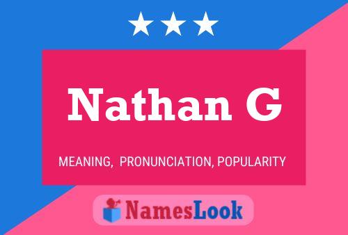 Nathan G Namensposter