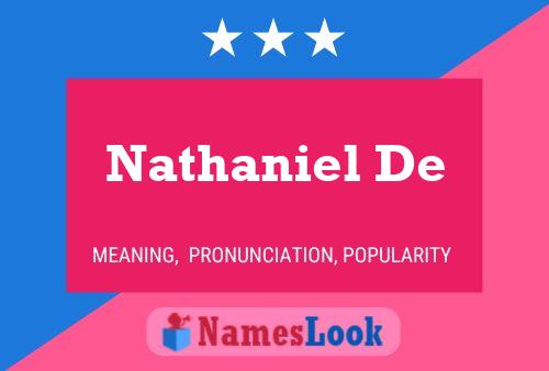 Nathaniel De Namensposter