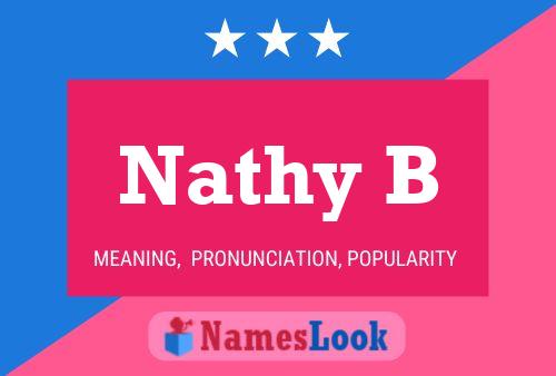 Nathy B Namensposter