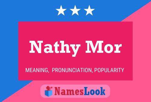 Nathy Mor Namensposter