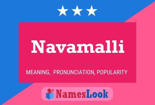 Navamalli Namensposter