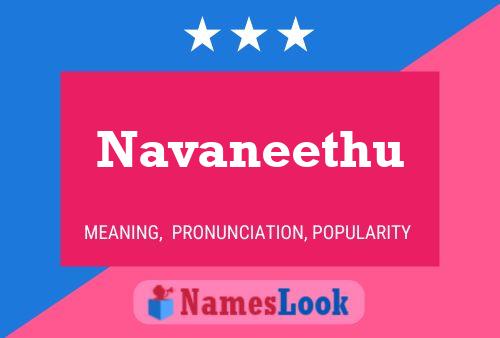 Navaneethu Namensposter