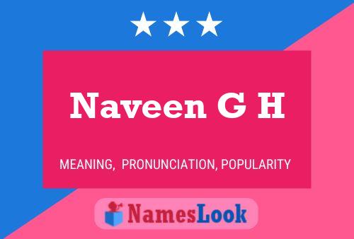 Naveen G H Namensposter