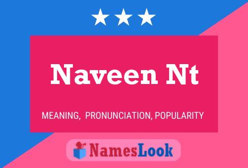 Naveen Nt Namensposter