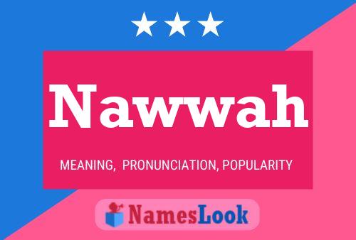 Nawwah Namensposter