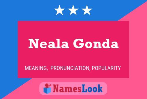 Neala Gonda Namensposter