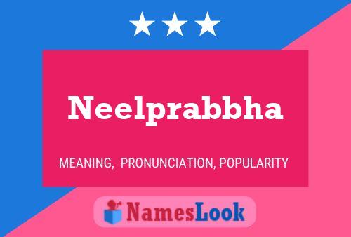 Neelprabbha Namensposter