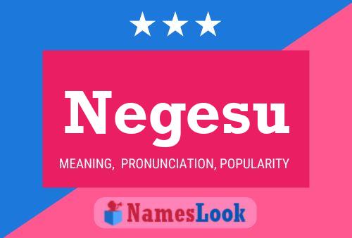 Negesu Namensposter