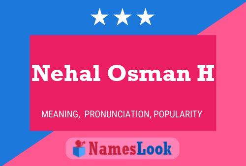 Nehal Osman H Namensposter