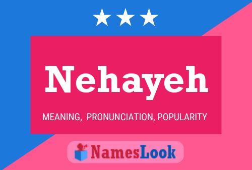 Nehayeh Namensposter