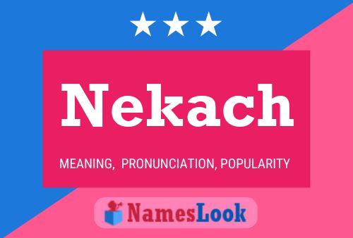 Nekach Namensposter