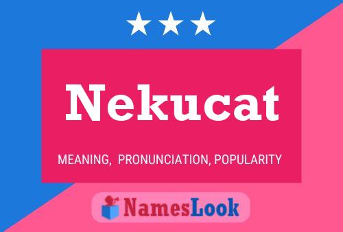 Nekucat Namensposter