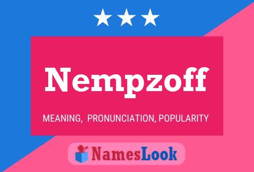 Nempzoff Namensposter