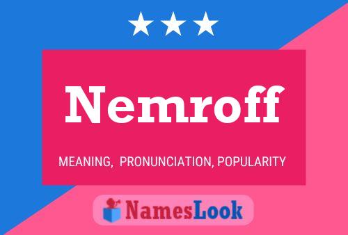 Nemroff Namensposter