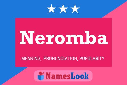 Neromba Namensposter