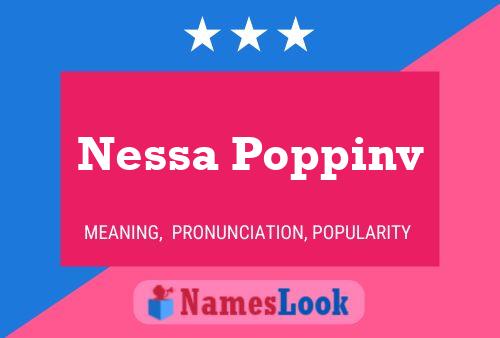 Nessa Poppinv Namensposter