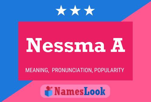 Nessma A Namensposter