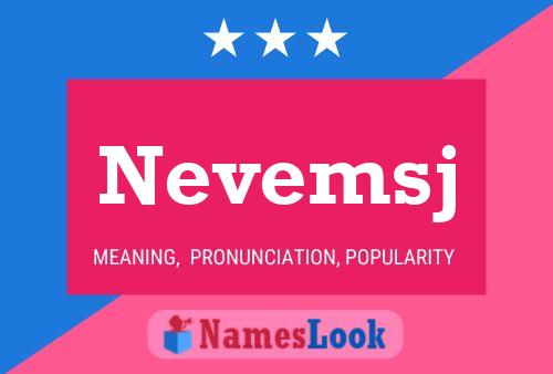 Nevemsj Namensposter