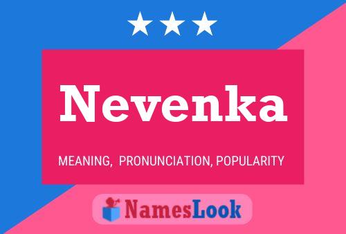 Nevenka Namensposter