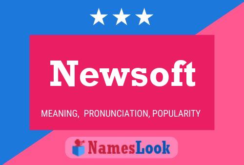 Newsoft Namensposter