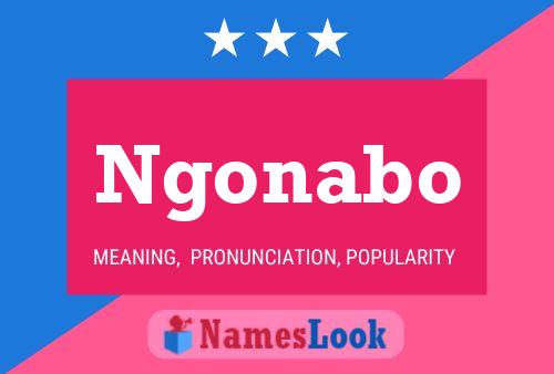 Ngonabo Namensposter