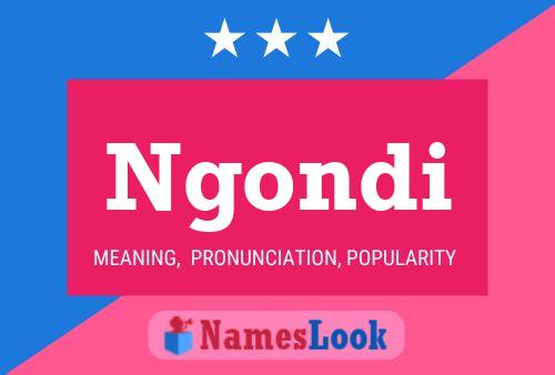 Ngondi Namensposter