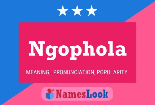 Ngophola Namensposter