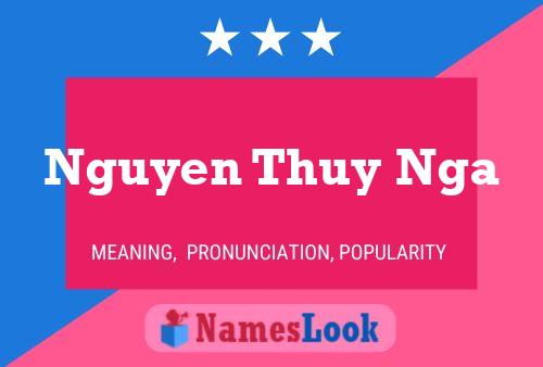 Nguyen Thuy Nga Namensposter