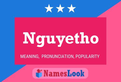 Nguyetho Namensposter