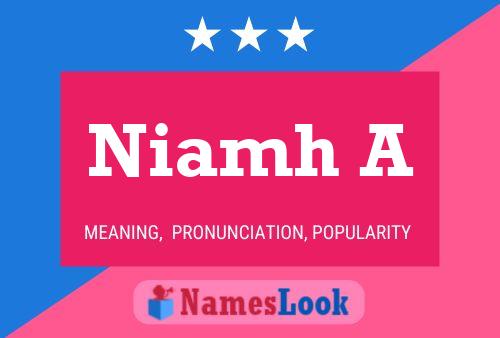 Niamh A Namensposter