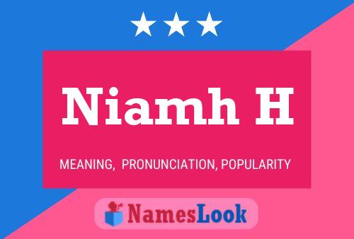 Niamh H Namensposter