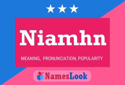 Niamhn Namensposter