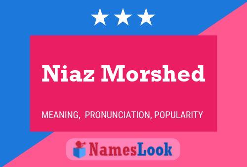 Niaz Morshed Namensposter