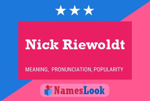 Nick Riewoldt Namensposter