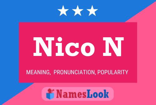 Nico N Namensposter