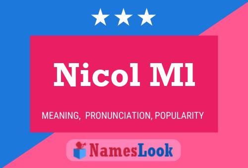 Nicol Ml Namensposter